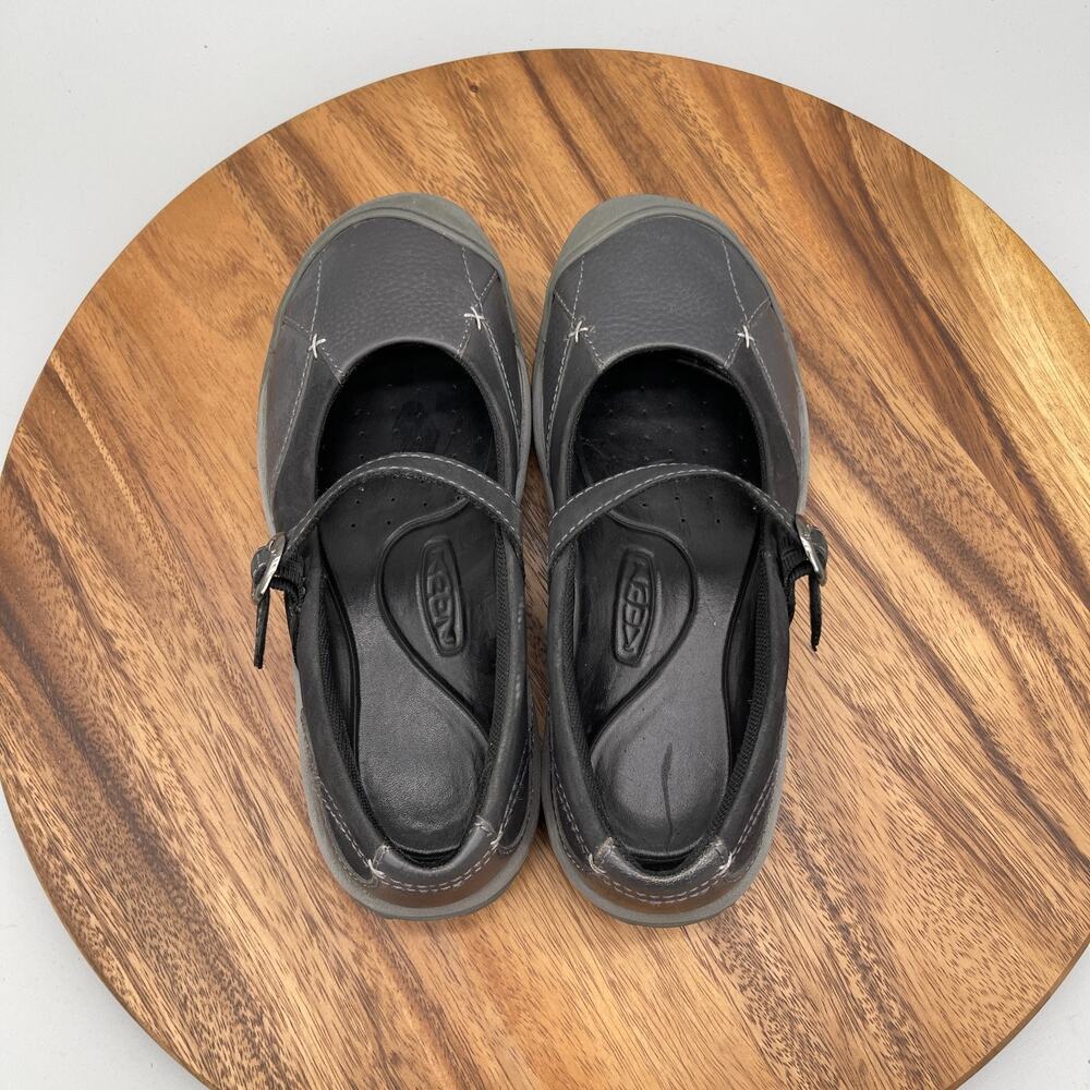Keen Women's Black and Gray Mary Jane Athletic Shoes - Picture 5 of 8